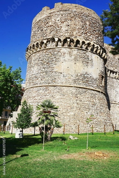Fototapeta Aragonese Castle in Reggio Calabria, Italy