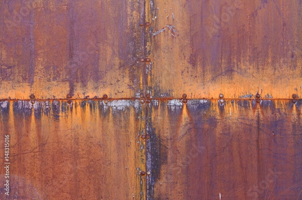 Fototapeta Old rusty metal