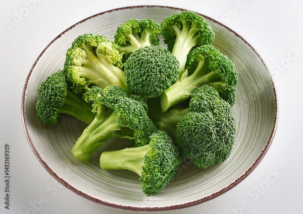 Fototapeta Broccoli in un piatto