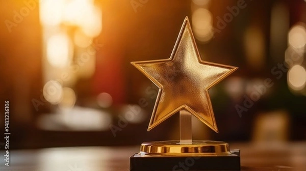 Fototapeta Employee award presentation ceremony