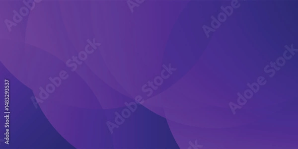 Fototapeta Minimal geometric background. Purple elements with fluid gradient. Dynamic shapes abstract vector illlustration eps10
