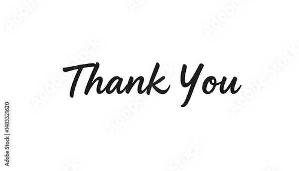 Fototapeta A Simple Thank You Note,Expressing Gratitude and Appreciation