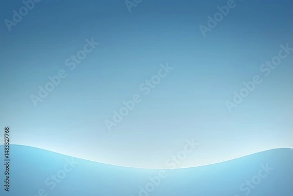 Obraz Serene Blue Water Background Gradient Abstract Design for Presentations, Websites, and Digital Projects