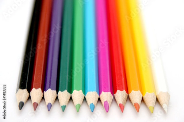 Fototapeta colored pencils