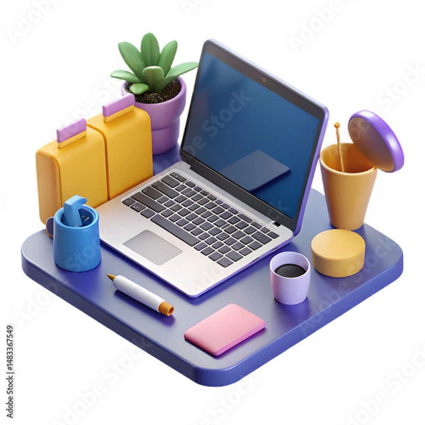 Obraz laptop computer and laptop