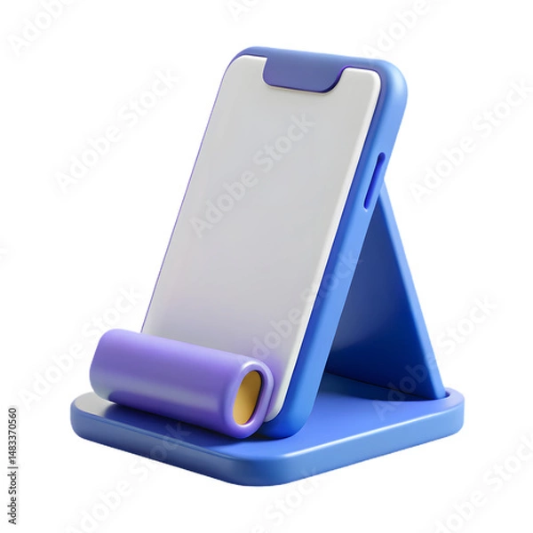 Obraz blue smart phone