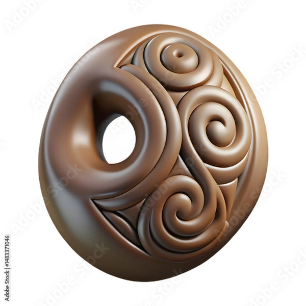 Obraz chocolate easter egg