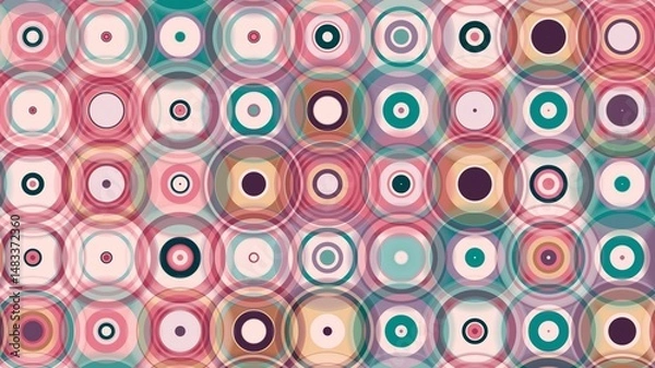 Fototapeta circle motif, circle pattern, symmetrical, circle lines, wall wallpaper, HD