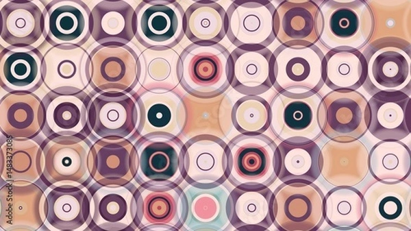 Fototapeta circle motif, circle pattern, symmetrical, circle lines, wall wallpaper, HD