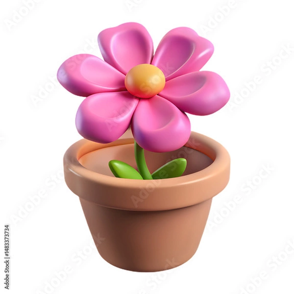 Obraz flower in pot