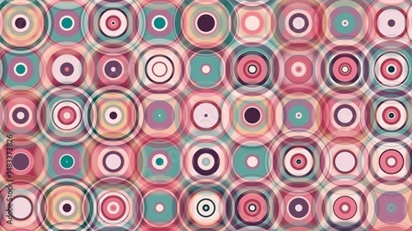 Fototapeta circle motif, circle pattern, symmetrical, circle lines, wall wallpaper, HD