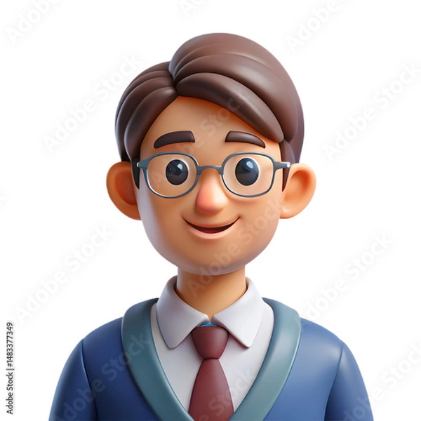 Obraz 3d business man