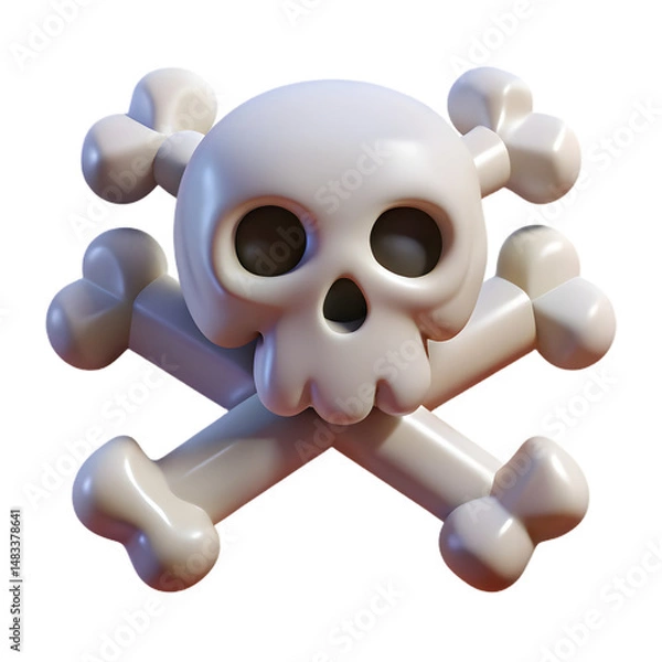 Obraz skull and crossbones