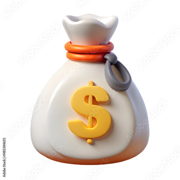 Obraz bag with money