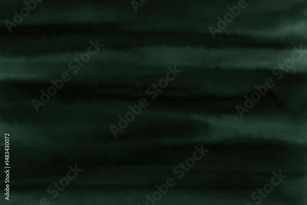 Fototapeta Deep watercolor background with moody brush