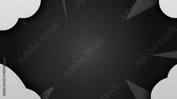 Obraz black and white background