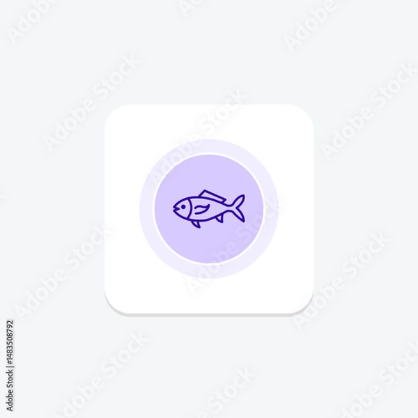 Fototapeta Glassfish, vector, pixel perfect, illustrator file