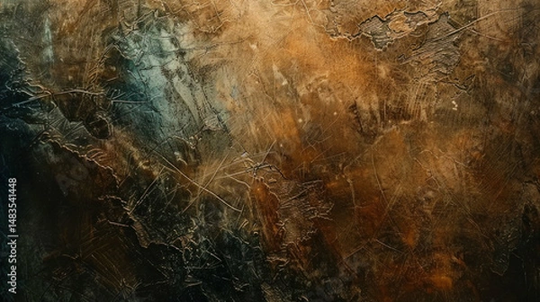 Fototapeta Textural abstract painting