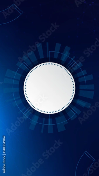 Fototapeta Cybersecurity and information or network protection. Future technology web services for business and internet project. Abstract security digital technology background. Social Media Post, Banner, Flyer