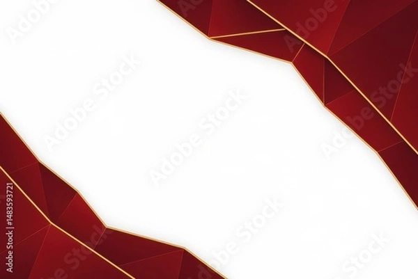 Fototapeta Elegant corner background with abstract shapes