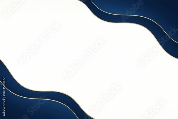 Fototapeta Elegant corner background with abstract shapes