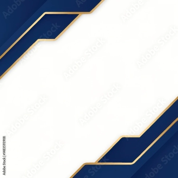 Fototapeta Elegant corner background with clean lines