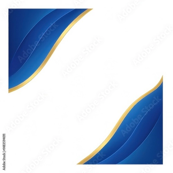 Fototapeta Elegant corner background with corporate layout