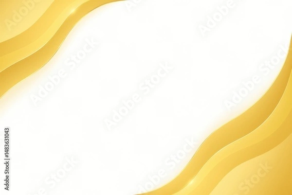 Fototapeta Golden wave background with classy motion
