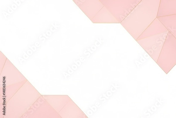 Fototapeta Transparent abstract layered pink curve