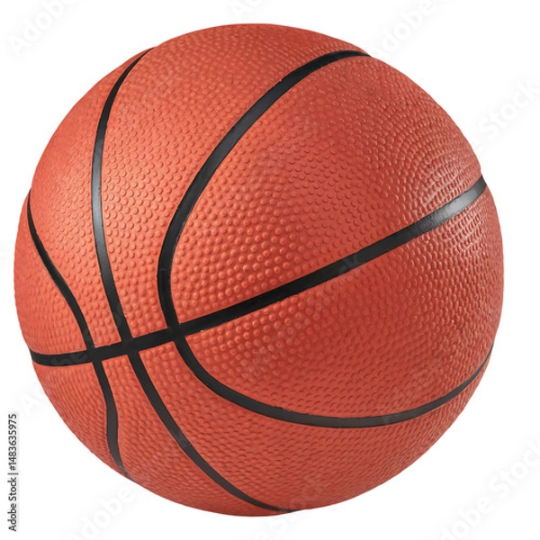 Obraz Basket ball isolated on transparent background