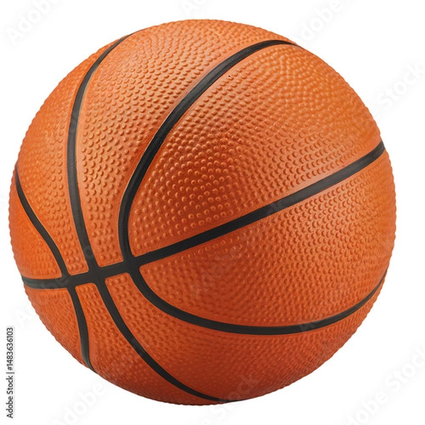 Obraz Basket ball isolated on transparent background
