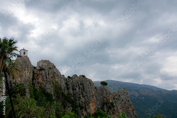 Obraz clouds over the mountains
