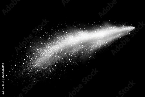 Fototapeta Streaking, powdered light effect