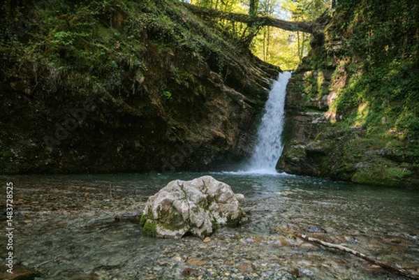 Obraz Ivanovsky waterfall, Sochi, Krasnodar Territory.