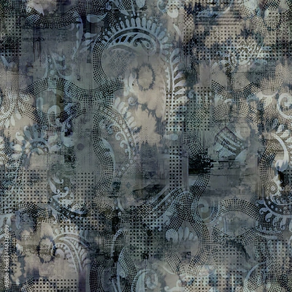 Obraz seamless flower pattern abstract design