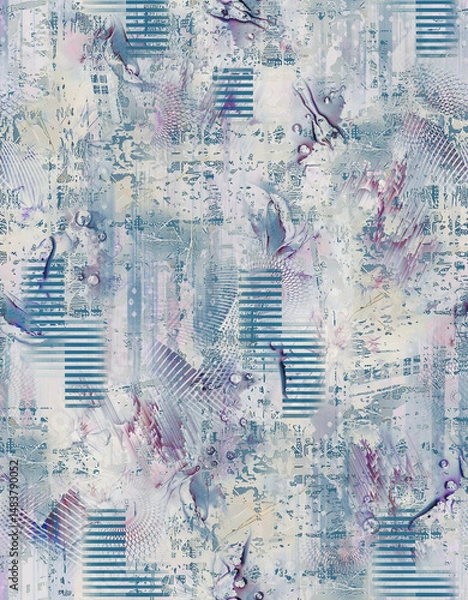 Obraz geometric abstract pattern beautiful print pattern