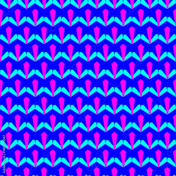 Fototapeta abstract geometric seamless pattern modern print for fabric background surface design packaging vector illustration