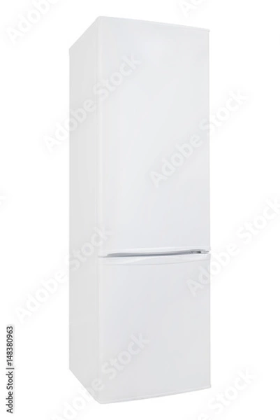 Obraz White refrigerator isolated on white background