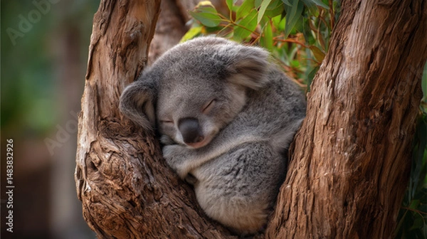 Obraz koala bear sleeping