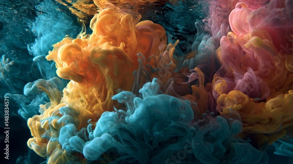 Obraz coral reef in aquarium