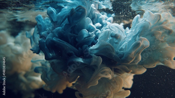 Obraz coral reef in aquarium