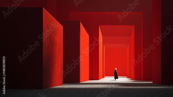 Obraz red carpet on stage