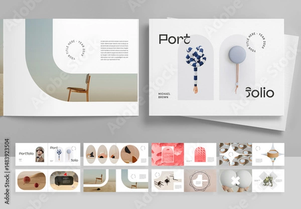 Obraz Portfolio Layout