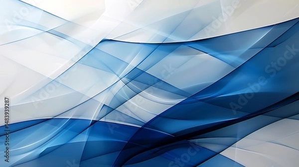Obraz Abstract Geometric Art with Modern Vectors, Futuristic Shapes, and Cityscape Elements