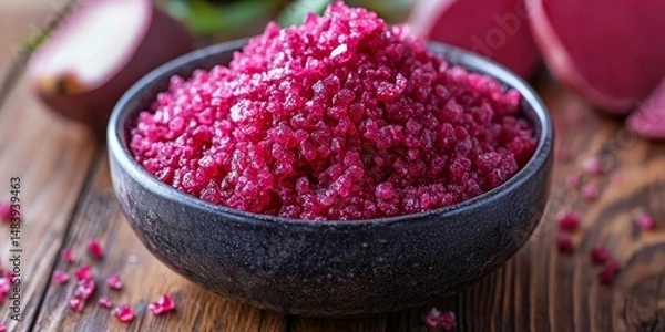 Obraz Beet bulgur salad Turkish recipe