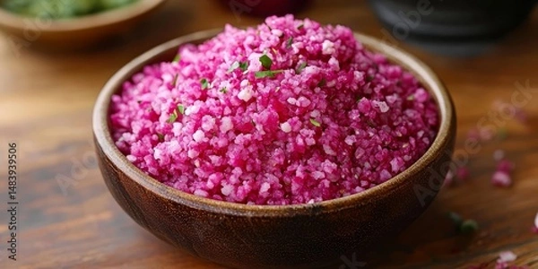 Obraz Beet bulgur salad Turkish recipe