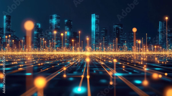 Fototapeta abstract lights background