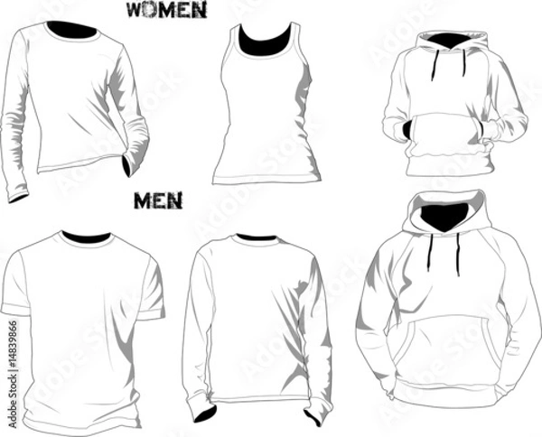 Obraz Szablony koszulki