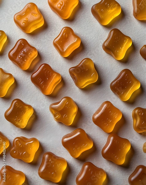 Fototapeta Soft and Plump Vitamin D Gummies