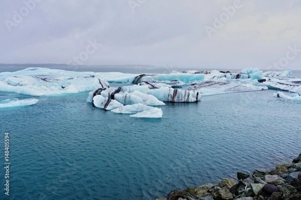 Fototapeta Eisberge in Island